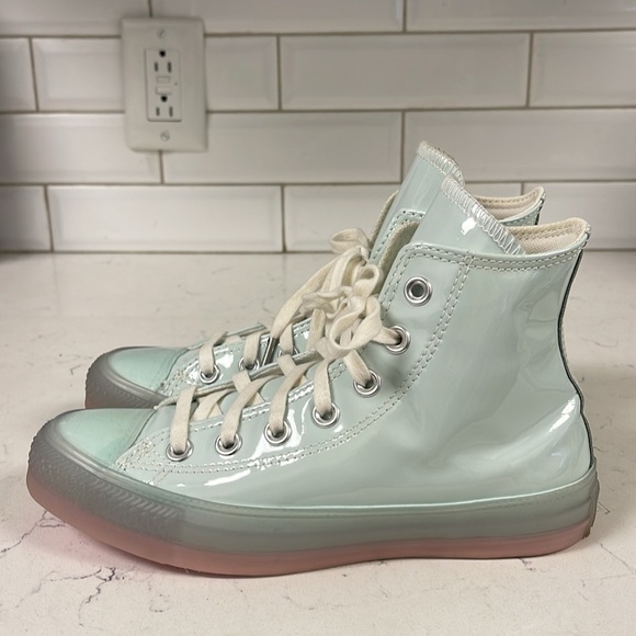 Converse Chuck Taylor All Star High 'Teal Tint Pink Foam' 166447C Women’s Size 6 - Picture 10 of 16